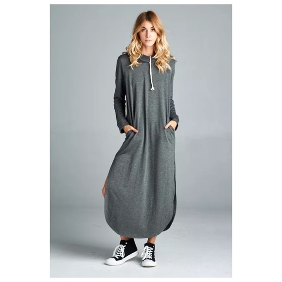 Hooded Maxi Dress